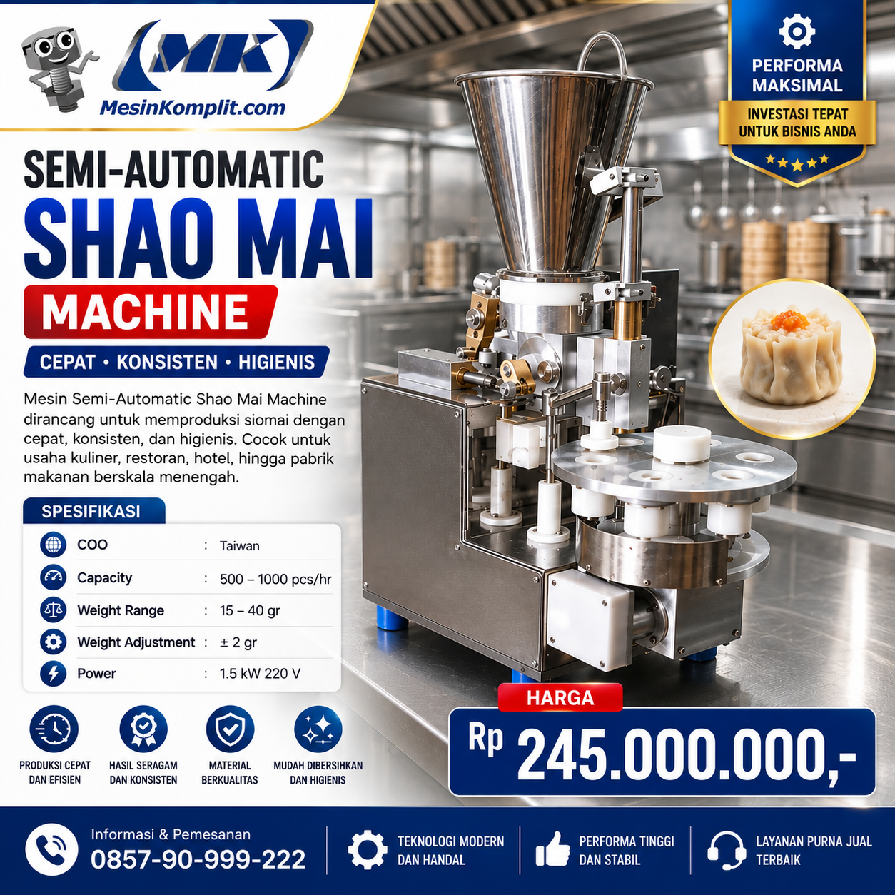 Mesin Siomai Dimsum (RST-...